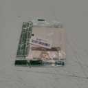 Small Wallets Woman RFID Blocking Leather Credit Card Holder - with ID Window - Card Wallets for Women - with Zipper Coin Purse - Keychain Wallet (White&Brown)