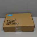 Veise Fingerprint Door Lock Set, Keyless Entry Door Lock, Front Handle Set, Electronic Keypad Deadbolt with Lever Handle, 2 Keys, Auto-Locking, One-time Codes, Easy to Install, Satin Nickel