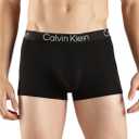 Calvin Klein Men's Ultra Soft Modern Modal Trunk (3 Black)