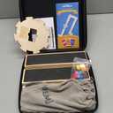 Mexican Train Dominoes Set with Numbers and 8 Wooden Holders, Double 12 Dominos Set for Kids, Adults Travel Domino Train with 91 Tiles and Upgrated Hub, Classic Board Games for Family Night