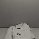 H.VERSAILTEX Linen Blackout Curtains Durable Thick Textured Linen Look 100% Blackout Patio Door Curtain Anti Rust Grommet Extra Wide Sliding Door Curtain Panel, Glacier Gray, W100 x L108 inch