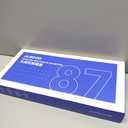 AUSDOM H87 Wireless Mechanical Keyboard, 10000mAh Battery Gasket Hot Swappable Custom Keyboard with RGB Backlit, Side Printed PBT Keycaps, Tri-Mode BT5.3/2.4GHz/USB-C Gaming Keyboards, Black Grey