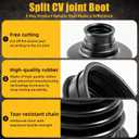 Automotive Universal Pneumatic CV Joint Boot Installation Tool, CV Boot Expander Rod Spreader Installation Removal Tool Kit with 2 Sets of CV Joint Boot Repair Kits for Most Vehicle, UTV, ATV