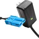 12 Volt Battery Charger with Large Blue Plug, for 12V Kid Trax Child Ride On Car Mecerdes ML63 Dodge Ram 3500 Dodge Police Car Dodge Viper More