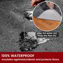 Waterproof Rug Pad, 9x12 ft Area Rug Non-Slip Carpet Pad, Non-Slip Rug Pads for All Floors and Finishes, Felt Pad for Hardwood Floors, Keeps Carpets in Place Soft and Safe