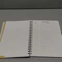 Forvencer Lined Spiral Journal Notebook with 300 Numbered Pages, B5 College Ruled Thick Journals for Writing with 100GSM Paper, Hardcover Notebooks with Contents for Work, School, Women, Men, Grey