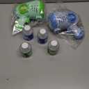 JOYIN 2 Kids Bubble Guns with 4 Bottles Solution, Automatic Bubble Machine with 8 Holes for Kids, Adults, Summer Toys, Easter Basket Stuffers, Birthday Gift, Party Favors (Green, Blue)