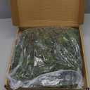 9FT Real Touch Cedar Garland - Artificial Christmas Garland Fake Green Faux Thick and Lush Pine Needles Garlands for Table Fireplace Mantle Holiday Home Indoor Outdoor Decor (1PCS)