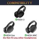 SOULWIT Headband Cover for Skullcandy Hesh 3/ANC/Evo Headphones, Replacement Headstrap Pad Repair Part - Black