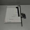 12" Guillotine Paper Cutter,Paper Cutter for Cardstock Heavy Duty 12 inch,Cut Cleanly and Quickly,12" Cut Length,10 Sheet Capacity.Paper Trimmer for Classroom,Cardstock, Art Projects,and Office Use.A4