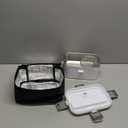 TRAVELISIMO Extra-Large Electric Lunch Box For Adults Holds up to 8 Cups - 80W Heated Lunch Box For Men 1.8L, Portable Food Warmer for Travel & Work, Loncheras Electricas Para Calentar Almuerzo (Gray)