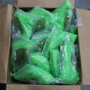 49 Pack of Green Cosplay Mask Halloween Costume Latex Scary Santa Hat Party Prop Christmas Decorations