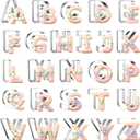 Letter Cookie Cutters Shapes Large 3 Inch - 26 Pcs Stainless Steel Alphabet Letter Cookie Cutter Set Fondant Biscuit Fruit Dough Mold Tools for Sandwich, Birthday, Christmas, and Holiday Party