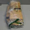 Meditation Bench, Bamboo Meditation Stool, Folding Kneeling Meditation Bench, Seiza Prayer Bench, Prayer Bench with Meditation Cushion, Kneeling Stool (Green)