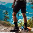 BULLIANT Compression Socks for Men 6Pairs, Athletic Crew Socks Cushioned For Men Sports Running-Arch Support (Black)