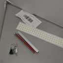 VIZ-PRO Large Cork Bulletin Board/Foldable Noticeboard, 48 X 48 Inches, Silver Aluminium Frame