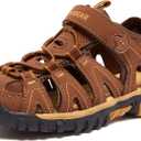 HOBIBEAR Boys Girls Sport Water Sandals Closed-Toe Outdoor (Toddler/Little Kid/Big Kid), 10 Inches