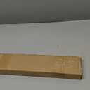 100% Privacy 1" Vinyl Cordless Mini Blinds for Indoor Windows,L-Shaped Blades Horizontal Room Darkening & Light Filtering shutters for Home 19.5" WX48 H Black