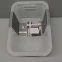 Set of Heritage Living multipurpose storage bins. These are clear plastic containers designed for organizing household items, 2 pcs