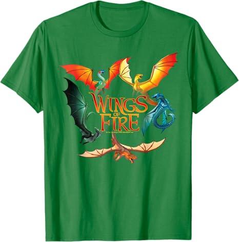 Wings of Fire Dragon Circle T-Shirt, Size: Large