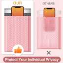 Famagic Bubble Mailers 6x10 Inch 100pcs Light Pink Shipping Bags, Chic Packaging Bags For Small Business, Colored Padded Mailing Envelopes, Opaque Matte Self Seal Bubble Poly Mailers Bulk #0