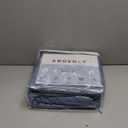 Andency Grayish Blue Queen Sheets Set, 100% Viscose Derived from Bamboo, Cooling Bed Sheets Queen Size, Deep Pocket Up to 16", Silky Soft Sheets, Hotel Luxury Breathable Bedding Sheets & Pillowcases