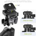 ULANZI TT38 Mini Tripod for Camera, One-Click Open Tabletop Camera Tripod Small Portable Stand with Uka F38 Quick Release, Travel Stand Compatible with DJI OSMO Pocket 3/OSMO 360/Insta360 x5/Xtra/Sony