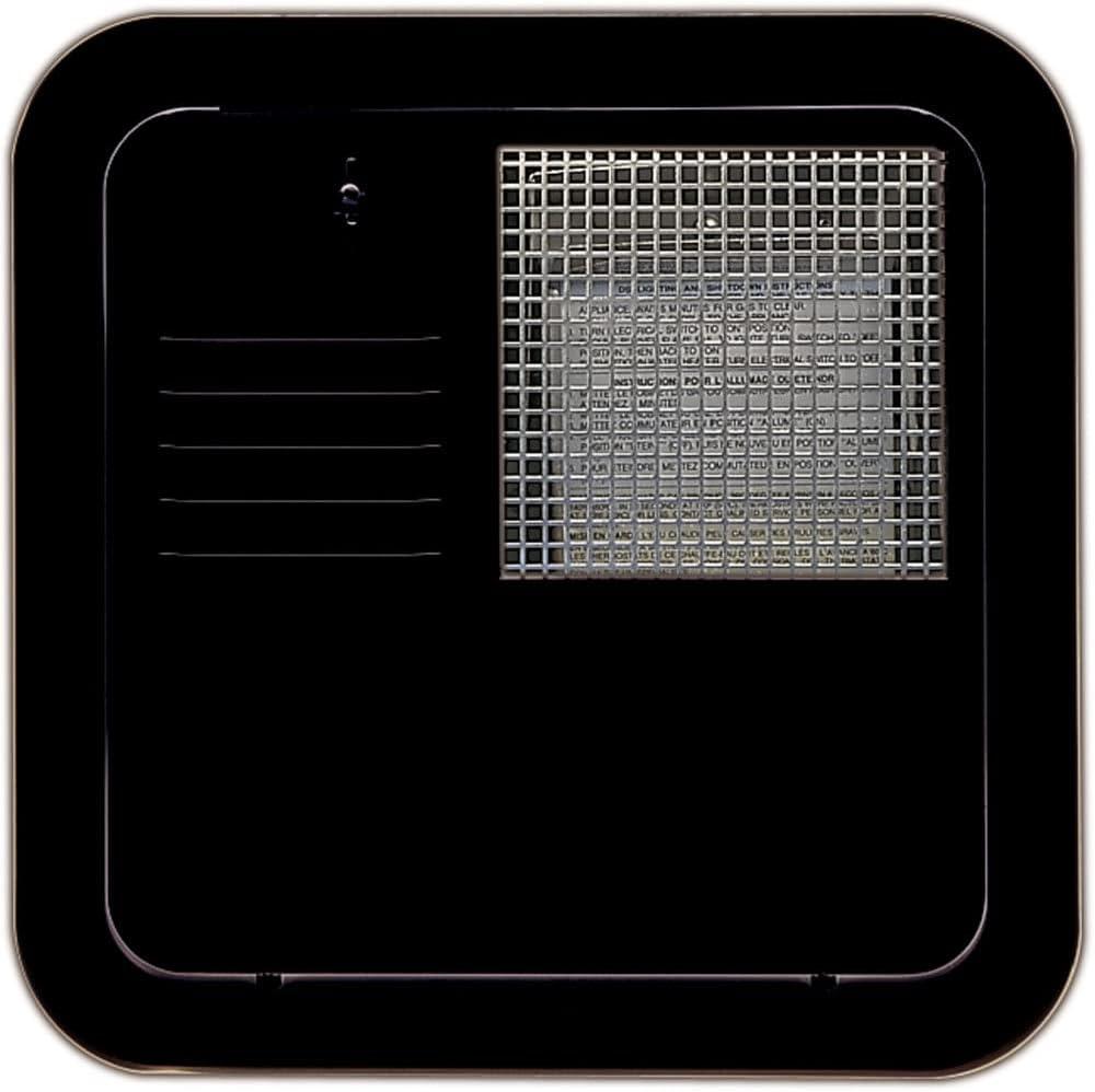 Suburban Direct Fit Flush Mount Water Heater Replacement Access Door, Black Exterior Access Door, Use with Suburban 10 and 12 Gallon tank water heaters (6259AEB) (10 or 12 Gallon Tank Door)