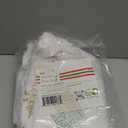 Mr. Pen White Faux Fur Christmas Tree Skirt, 36 inches, Gold Snowflakes