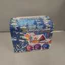 Menmek Snow Tube, 36 3Packs/4Packs Snowman Snow Tubes for Kids & Adults, Durable Cold-Resistant PVC Inflatable Snow Sled, Heavy-Duty Hard Bottom & Handles, Perfect for Family Boys Girls Sports Fun (Blue, Pink, Purple)