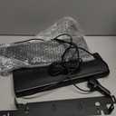 2 in 1 LED Emergency Dash Strobe Light Bar Front/Rear Windshield Safety Flashing Warning Hazard Interior Lights for Police Firefighter Construction Vehicles Trucks (2x14 inch, Amber/White)