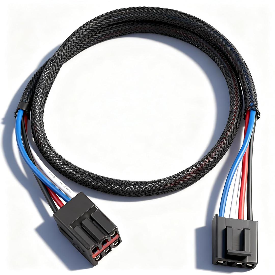 3035-P Brake Controller Wiring Adapter, Trailer Brake Controller Adapter Fit for 1994-2008 Partial Fords/1992-2009 E-150 E-250 E-350/2005-2021Land Rovers /1998-2012 Lincolns /2002-2010 Mercury