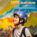 Toddler Bike Helmet,Adjustable Kids Helmets from Infant/Toddler/Baby to Children Girls and Boys, Age 0-2/1-2 Years Old (Cyberpunk, XS)