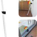 Securityman Door Security Bar with Alarm | Sliding Door Security | Door Stopper (120 dB Extra Loud Alarm) Enjoy Peace of Mind with Durable, Heavy Duty Door Jammer Door Stop Alarm Stick Inside