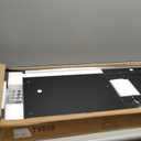 43 Inches TV Stand,Mid Century Modern Entertainment Center with 4 Open Shelves Farmhouse TV Media Console Table for Living Room,Bedroom,Television Stand Tp To 50 Inches(Black)