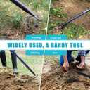 Amazon.com : WIKER 57 Inch Professional Garden Hoe, Heavy Duty Weeding Tool with Pre-Sharpened Blade, Fiberglass Long Handle for Effortless Soil Cultivation and Weed Removal : Patio, Lawn & Garden