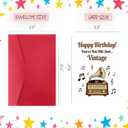 2 x Elegantly Humorous Just Vintage Birthday Card for Elderly, Parents, Boss  Respectful & Witty Greeting Card from Child, Team, Employee  Thoughtful Gift Set (QY-9)