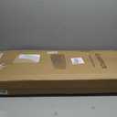 Storage Ottoman Bench, 43" Entryway Shoe Seat, Sherpa White, 43.3"D x 15"W x 15"H