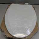 Bemis 1500EC 390 Lift-Off Wood Elongated Toilet Seat, Cotton White (Pack of 1)