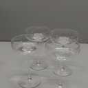 Unique Martini Glasses, 8 oz Vintage Art Deco Coupe Glasses, Set of 4 Classic Cocktail Glasses, Elegant Hand Blown Crystal Manhattan Goblet for Bar, Martini, Cosmopolitan, Gimlet, Pisco Sour