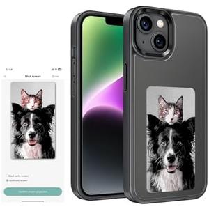XCOOL InkPlay E-Ink Screen Phone Protective Case, DIY Wireless NFC Photo Display, Anti-Drop, Water-Resistant Compatible with iPhone 14, Black XCOOL InkPlay E-Ink Screen Phone Protective Case, DIY Wireless NFC Photo Display, Anti-Drop, Water-Resistant Compatible with iPhone 14, Black