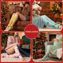 fenglaoda 3 Pairs Compression Socks for Women & Men Knee High Nurse Pregnant Cute Medical Running Travel Athletic