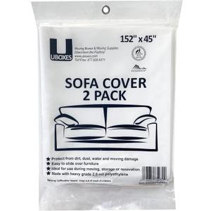 SOFA Moving Covers (2 Pack) - 45" x 152" - Moving & Storage Bags - UBOXES,Water resistant