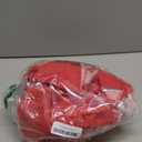 EKOREST Fluffy Plush Christmas Tree Skirt 48 Inches, Solid Red Trees Soft Faux Fur Pencil Tree Skirt, Winter Xmas Tree Mat for Home Party Holiday Decorations