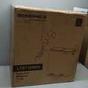 SONGMICS Can, 2 x 10.6 Gallon (2 x 40 L) Garbage Can for Kitchen, with 15 Bags, 2 Compartments, Plastic Inner Buckets and Hinged Lids, Airtight, White and Gray ULTB730W80