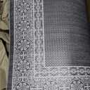 Kitchen Mats Cushioned Anti Fatigue Mats for Kitchen Floor, Non-Skid Waterproof Kitchen Rugs Padded Comfort Standing Desk Mat for Home Office Laundry Sink(Dark Grey) (17.3" x 47 "+ 17.3" x 29 "--0.47 inches)