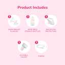 Spectra - Premium Breast Milk Pump Accessory Kit with Baby Bottles - Medium 24mm - Breast Pump Accessories