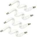 Bed Sheet Clip,Sofa Slipcover Holder,Hold the Sheets Tightly,20" to 78",4 Pieces(White)