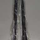 Black Shower Curtain Rod 32 to 43 Inch,1 Inch Diameter Adjustable Spring Tension Stainless Steel Telescoping Rod,Easy Install,No Rust