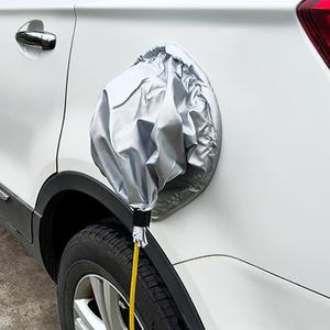 EV Charger Plug Port Cover, Waterproof Electric Car Charger Plug Cover, Outdoor Rain Sun UV Snow Dust All-Weather Protection, Car Charging Accessories for Most Electric Vehicles (Silver) 